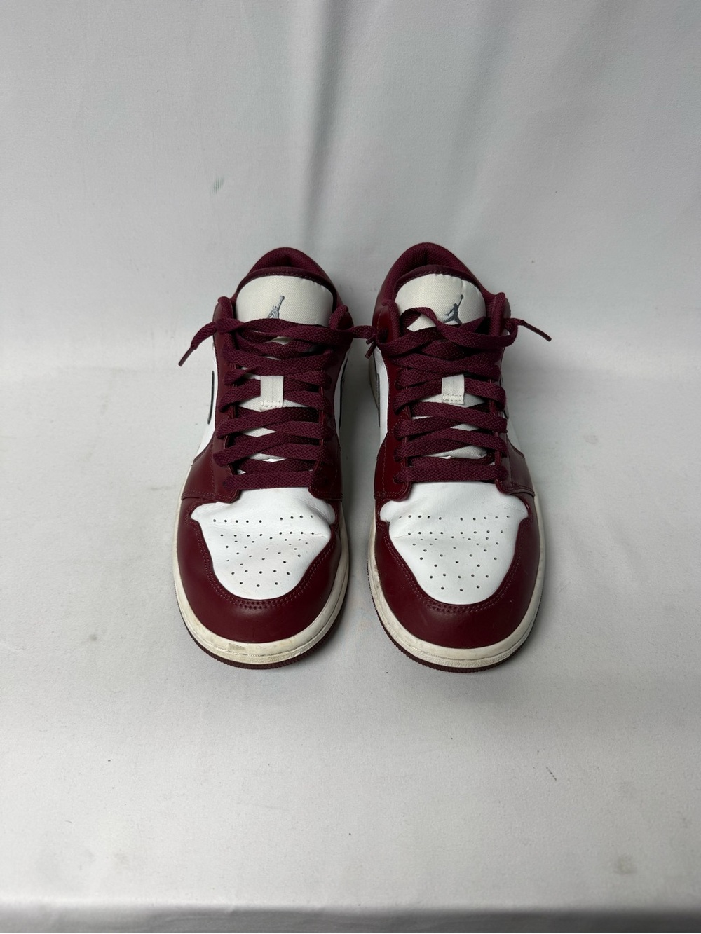 Men's Nike Jordan 1 Low White/Bordeaux Size 11.5